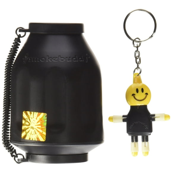El filtro limpiador purificador de aire personal Smoke Buddy elimina el olor -Negro