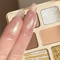 thumbnail image 4 of DIKALU 16 Colors Eyeshadow Palette Low Saturation Eyeshadow Smooth Long-lasting Eye Makeup, 4 of 8