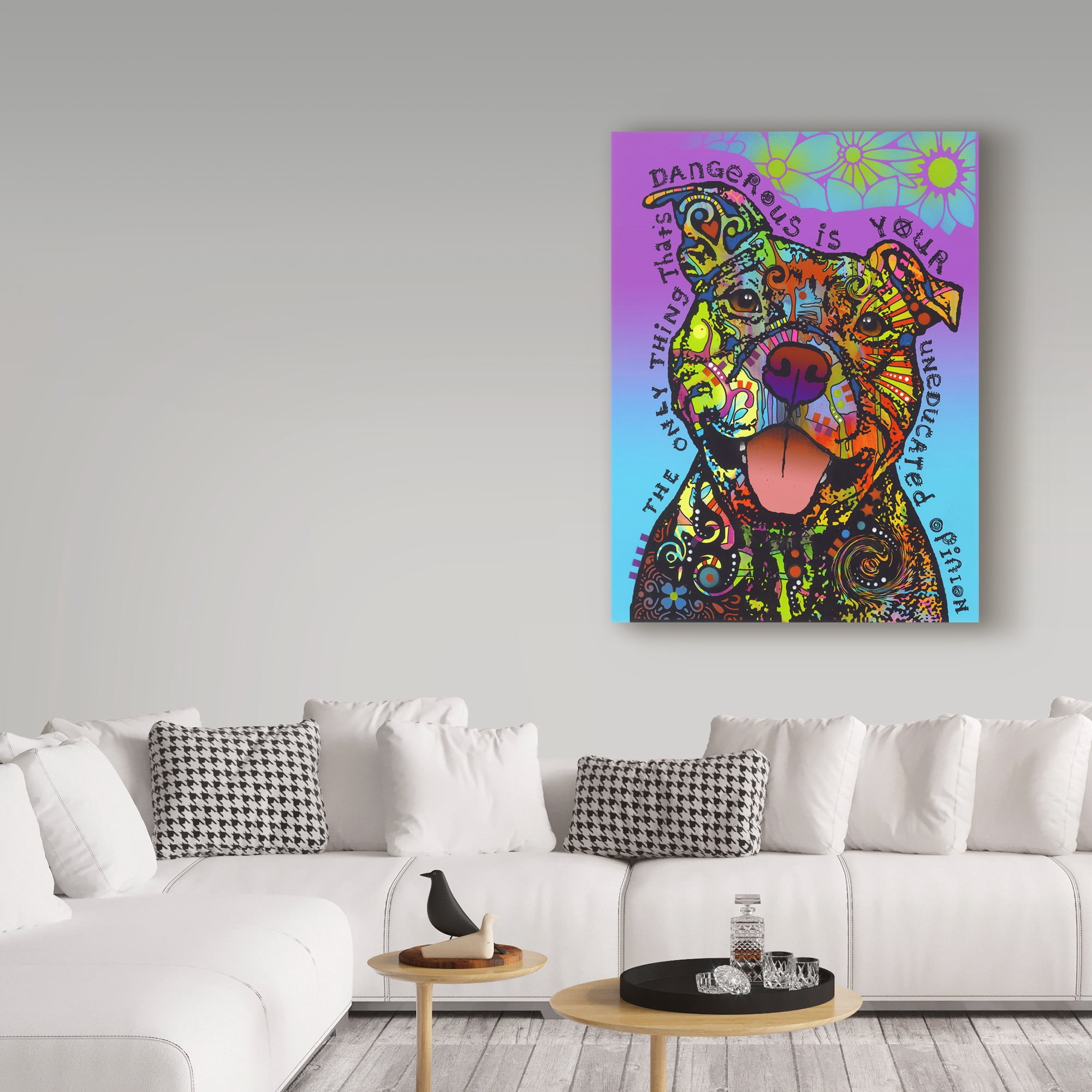 Trademark Fine Art 'Dangerous' Canvas Art by Dean Russo