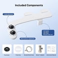 thumbnail image 3 of Bidet Attachment for Toilet，Ultra-Thin Toilet Sprayer，Non-Electric Dual-Nozzle Design (Female Front/Rear Cleansing)，Adjustable Water Pressure，Easy to Install，Toggle Switch, 3 of 7
