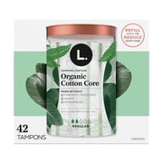 L. Organic Cotton Tampons - Regular Absorbency, 42 Count