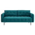 thumbnail image 4 of Modway Cameron Tufted Fabric Sofa in Teal, 4 of 10