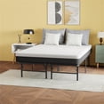 thumbnail image 3 of Furniture of America Umber Metal Foldable Full Bed Frame in Black, 3 of 11