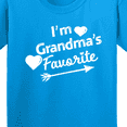 thumbnail image 4 of Inktastic I'm Grandma's Favorite with Arrow and Hearts Youth T-Shirt, 4 of 5