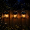thumbnail image 4 of Gumesh Solar Wall Lights Outdoor, Dusk to Dawn Porch Lights Fixture, Waterproof Exterior Lighting with Clear Panel for Patio Entryway Front Door, Solar Wall Lantern Motion Sensor, 4 of 7