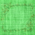 thumbnail image 1 of Ahgly Company Indoor Square Oriental Green Asian Inspired Area Rugs, 8' Square, 1 of 1