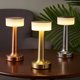 thumbnail image 1 of Metallbordslampa LED Uppladdningsbar Skrivbordsnattlampa USB Trådlös Touch Restaurang Bar Sovrum Dekorativ Stämningsbelysning, 1 of 5