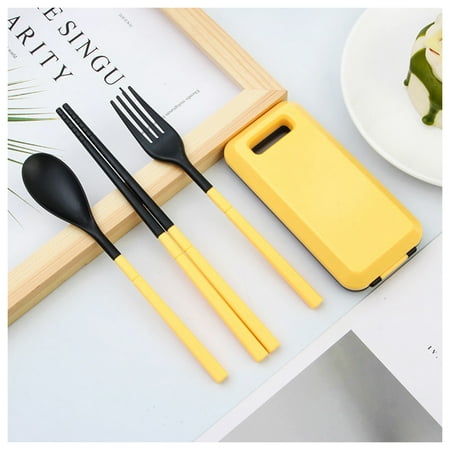 

Outdoor Camping Cutlery Portable Folding Picnic Chopsticks Fork Spoon Flatware