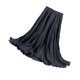 thumbnail image 3 of Guardurnaity Maxi plisada de color sólido con cintura elástica bohemia para mujer Prendas para la parte inferior del cuerpo negro, 3 of 6