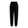 thumbnail image 2 of Yuemengxuan Women Fashionable  Elastic Waist Harem Pants, Letters Printed Pattern Trousers, 2 of 9