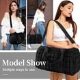 thumbnail image 4 of Bolsa de viaje acolchada XSUIOY para mujer, color negro, 4 of 8
