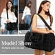 thumbnail image 4 of Bolsa de viaje acolchada XSUIOY para mujer, color negro, 4 of 8
