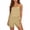01 Khaki, variant on Fewfanhot Sets for Women Cotton-Linen Camisole Set, Adjustable Strap Tank Top & Loose Shorts, Soft Casual Lounge Wear