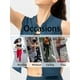 thumbnail image 5 of Chaleco de mujer Chaleco deportivo para mujer Chalecos casuales sin mangas con cremallera, 5 of 7