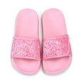 thumbnail image 5 of Girls Slide Sandals Summer Glitter Slider Bathroom Shower Beach Pool Shoes kids Casual Slipper, 5 of 7