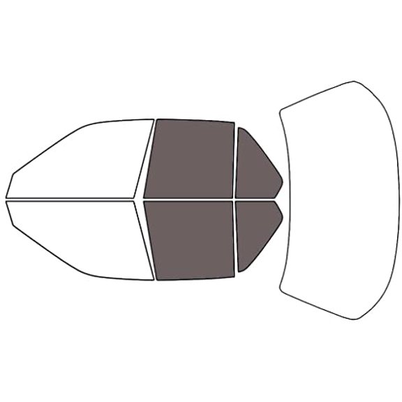 Avery Dennison NR Nano Ceramic IR Window Tint Kit Compatible with Honda Accord 1990-1993 (Sedan) -