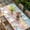 Multicolor, variant on Easter Table Cloths for 8 Foot Rectangle Tables, Spring Rabbit Feet Eggs Botanical Blooms Flowers Patio Waterproof Elastic Fitted Tablecloths, Washable Rectangular Table Cover for Camping
