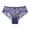 Dark Blue, variant on Women's Panties Ladies' Lace Pure Desire Seamless Transparent Lace Pure Crotch Plus Plus Oversized Triangle Panties Red L