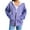 02 Blue, variant on Weiqiqre Women's Fashion Hoodies & Sweatshirts Zip Up Hoodie Jacket Drawstring Cute Hoodies Lightweight Fall Sweatshirts with Pockets