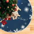 thumbnail image 5 of RYLABLUE Flocon de Neige Sapin de Noël Jupe Tapis pour Décoration de Fête Intérieur Extérieur 48 Pouces, 5 of 5