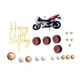 thumbnail image 4 of Decoración de pastel de motocicleta para cumpleaños infantil, lema de motocicleta, fiesta de conductores Estilo D, 4 of 9