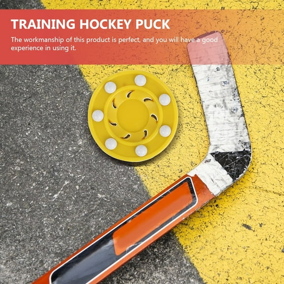 LEXSOMEO 2pcs Precision Roller Hockey Pucks Street Hockey Pucks Low Bounce Glide Pucks For Outdoor And Indoor Hockey Training Hockey Pucks