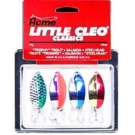 Acme Little Cleo Spoons - Acme 4-Piece Little Cleo Classic Lure Kit