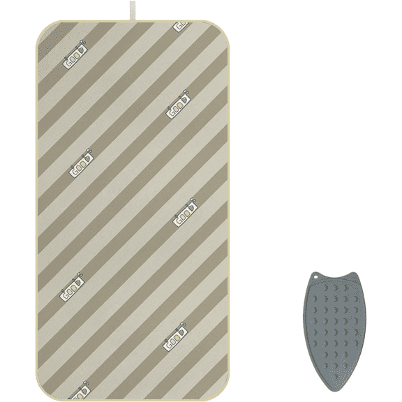 Portable Ironing Mat for Table Top Iron Pad for Countertop Thick Ironing Blanket Over The Door Steamer Pad Washer Dryer Heat Resistant Mat Travel Ironing Board (27.5"x15.75")