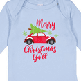 thumbnail image 4 of Inktastic Merry Christmas Ya'll with Red Car and Tree Boys or Girls Long Sleeve Baby Bodysuit, 4 of 5