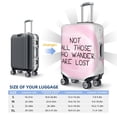 thumbnail image 6 of Balery Luggage Cover Not All Those Who Wander Are Lost Print Suitcase Covers for Luggage Elastic Washable Suitcase Protector Fits 18-32 Inch Luggage-, 6 of 9