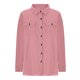 thumbnail image 4 of Blusa de manga larga con cuello vuelto, bolsillos y botones, estilo cárdigan, de poliéster, de color liso, a la moda, para mujer, 4 of 6