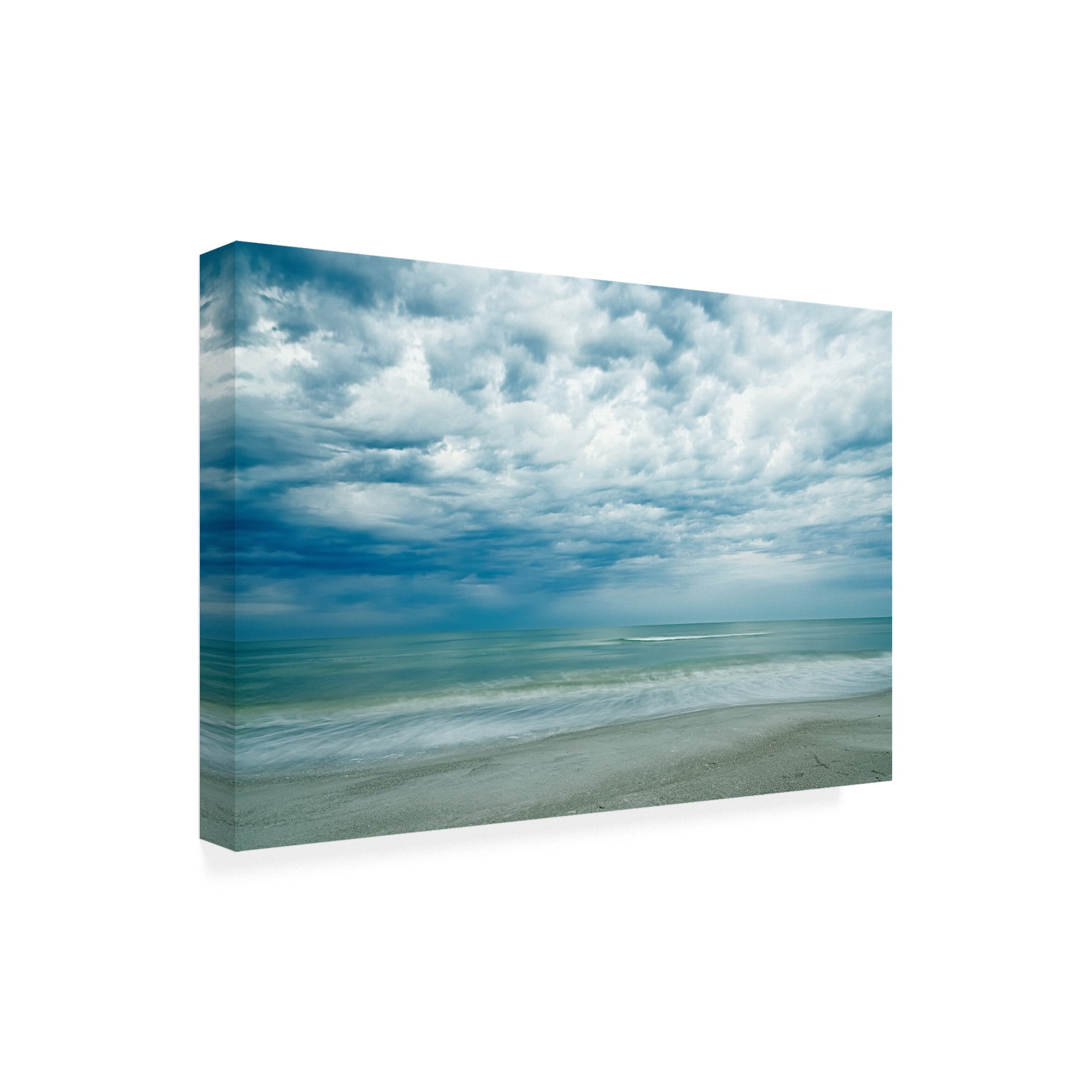 Trademark Fine Art 'Morning at the Beach' Canvas Art by Chuck Burdic