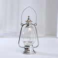 thumbnail image 3 of Lámpara de escritorio de lámpara de noche de de noche colgante con pilas de linterna LED de aceite retro para uso en interiores/exteriores sala de Plata Gloria linterna electrica, 3 of 8
