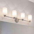 thumbnail image 3 of 45924NI Kichler Lighting Joelson - 4 Light Swing Arm Bath Vanity Approved for Damp Locations - with Transitional inspirations - 9.25 inches tall by 34, 3 of 3