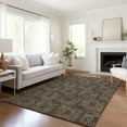 thumbnail image 6 of Addison Rugs Mayfield Washable Transitional Squares Brown Rectangle Rug, 9' x 12', 6 of 6