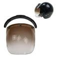 thumbnail image 2 of thinsony Open Face Helmet Visor Motorcycle Helmet Bubble Visor PC Lens Dark Brown, 2 of 8