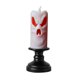 thumbnail image 2 of Fiudx Candelabro de Halloween con Luz Led, Diseño de Calavera de Calabaza, Efecto de Llama Hueca de Doble Cara, Seguro y Reutilizable, Decoración de Bar para El Hogar, Esencial para Fiestas, Material, 2 of 6
