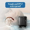 thumbnail image 3 of Philips Wireless Bluetooth Speaker Portable & Waterproof Outdoor Mini Speaker 8 Hrs Play Time, Black, 3 of 7