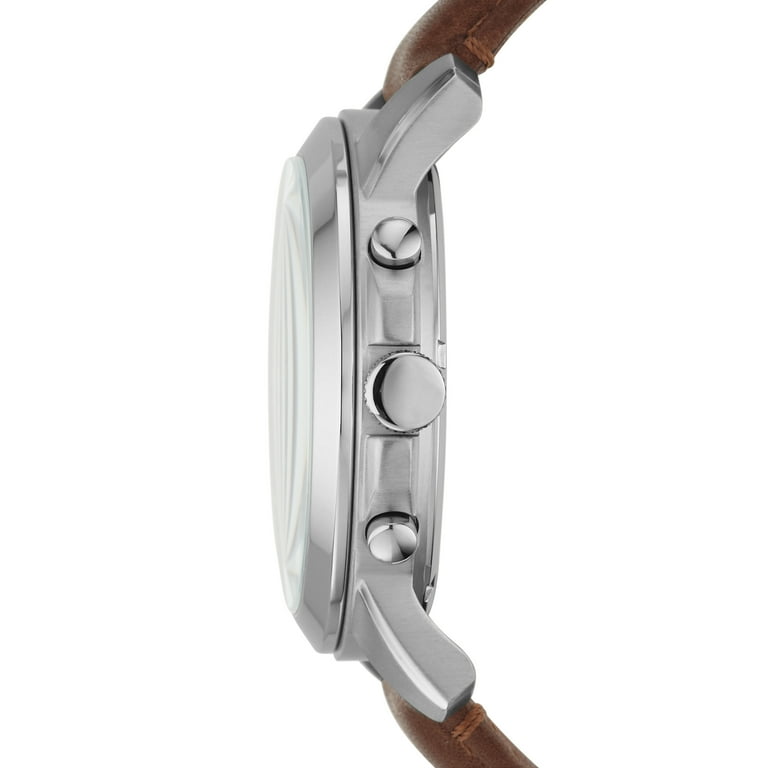 時計 FOSSIL FS4813 Fossil Wristwatch - Men's Grant Chronograph, Brown Leather