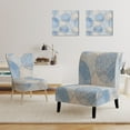 thumbnail image 3 of Designart "Abstract Retro Design I" Upholstered Mid-Century Accent Chair - Arm Chair, 3 of 5