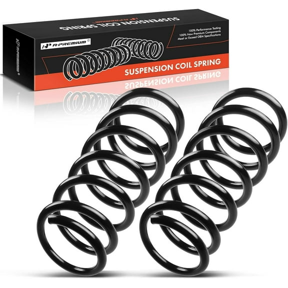 A-Premium Suspension Coil Springs Compatible with Volvo XC60 2010-2017 Rear Side 2-PC