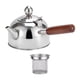 thumbnail image 2 of Tetera portátil de acero inoxidable, cafetera, tetera con mango de madera, tetera para agua Argén, 2 of 9