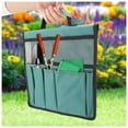 thumbnail image 4 of Garden Pouch Foldable Portable Garden Kneeler Bench Kneeling Bag Gardening Tools Storage Stool Multiple Storage Pouch(Green), 4 of 9