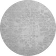 thumbnail image 2 of Addison Rugs Mayfield Washable Transitional Modern Silver Round Rug, 8' x 8', 2 of 5