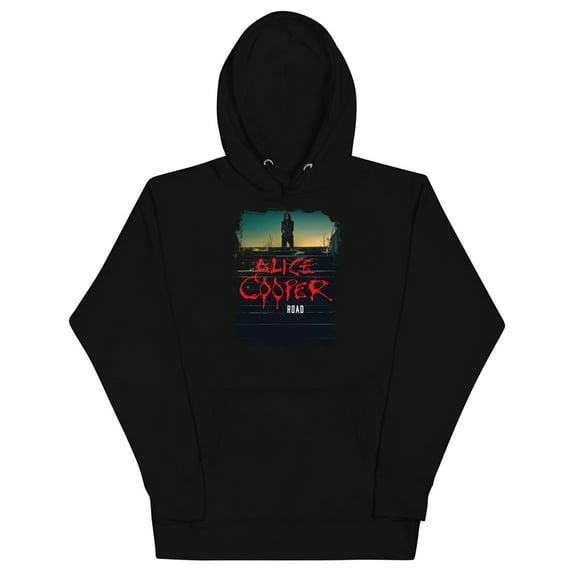 Alice Cooper - Road Unisex Hoodie - Black - Small