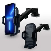 Fast Track USA Adjustable Long Neck Windshield Dashboard Car Mount, Retail Packaging with Dashboard Adhesive Pad, New 1 Count, 1 Pack