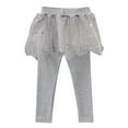 thumbnail image 3 of YuYuBao Toddler Girls Leggings Pants Girls School Tutu Kids Ruffle Skirts Warm Clothes, 3 of 3