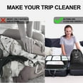 thumbnail image 3 of Packing Cubes for Travel, 8Pcs Travel Cubes Set Foldable Waterproof Suitcase Organizer Luggage Storage Bag, Black, 3 of 7