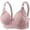 Pink, variant on Full Coverage Wireless T Shirt Bra Seamless Underwear For Large Bust With Superior Support And Comfort All Day, 38, Pink