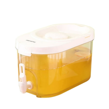 

Decor Store 2Pcs Cold Kettle Nice-looking Decoration Plastic Party Iced Juice Lemonade Dispenser Daily Use